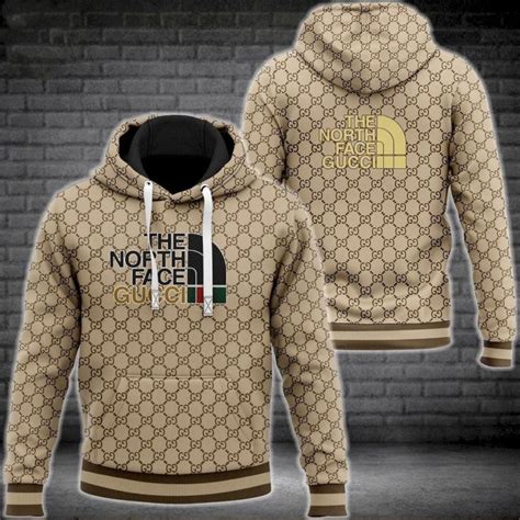 the north face gucci overalls|gucci north face hoodie brown.